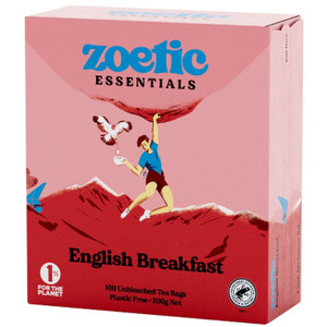 Zoetic English Breakfast Tea Bags 100 pack