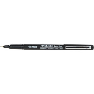 OSMER OS1401 FINELINER 0.4MM FINEPOINT BLACK BOX OF 24