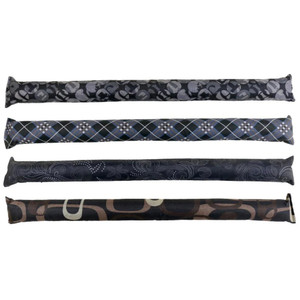 Heavy Duty Premium Door Stop with Patterned Fabric Series - 82 x 7cm in Assorted Colour, Each