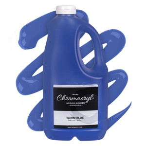 Chromacryl Acrylic Paint 2L Bottles - Warm Blue, Each