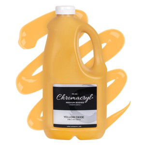 Chromacryl Acrylic Paint 2L Bottles - Yellow Oxide, Each