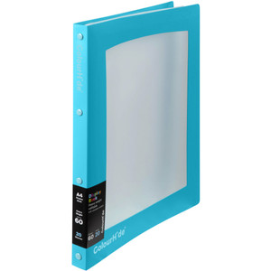 Colourhide Insert Cover Display Book Refillable 20 Sheet Sky Blue, Each