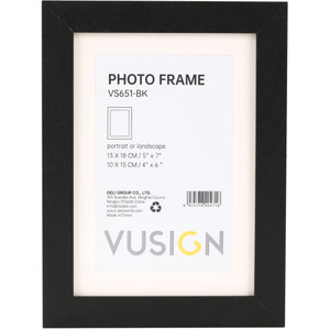 VuSign Certificate & Photo Frame Wall Mountable Black 130mm * 180mm / 5 * 7 ** ETA 4/12/2026 **