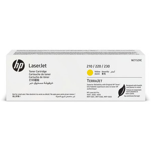 HP 210/220/230 Original High-Yield 5.5K Yellow Contract Laser Toner Cartridge (W2152XC), Each