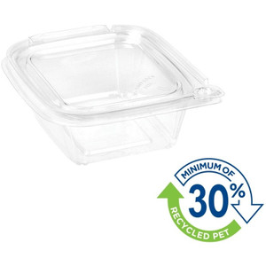 365mL/12oz ECO+StaySafe Tamper Proof Hinged Lid Container, Carton of 240