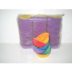Cup Cake Cases Coloured (38 x 21mm) Pack 1000