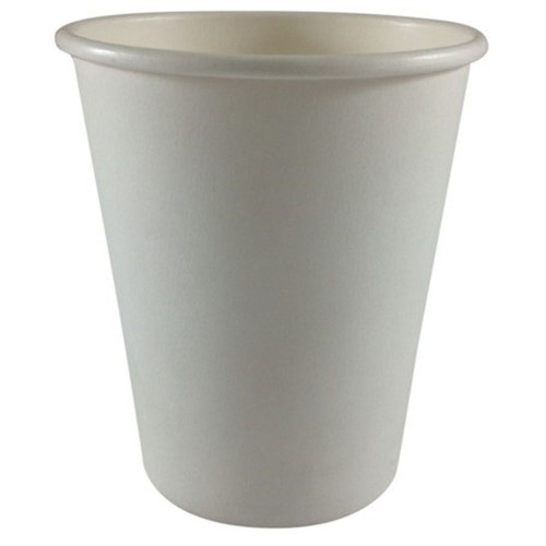 DISPOSABLE PAPER CUPS, 8OZ 227ML SINGLE WALL WHITE, BX1000 *** See also PWRIPPLE825 *** GP-CUP8S