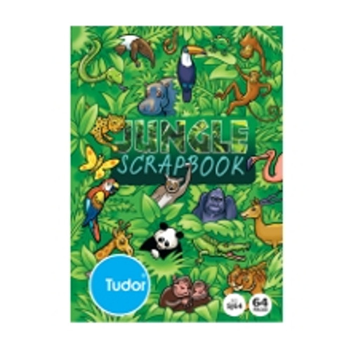 TUDOR JUNGLE SCRAPBOOK SJ64 335x240mm, 64 Pages, Blank (198076)