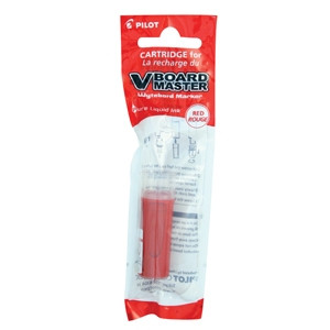 PILOT V WBS-VBM BOARD WHITEBOARD MASTER REFILL CARTRIDGE Red Bx12