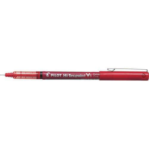 PILOT BX-V5 PEN RED 0.5 X/FINE 620103