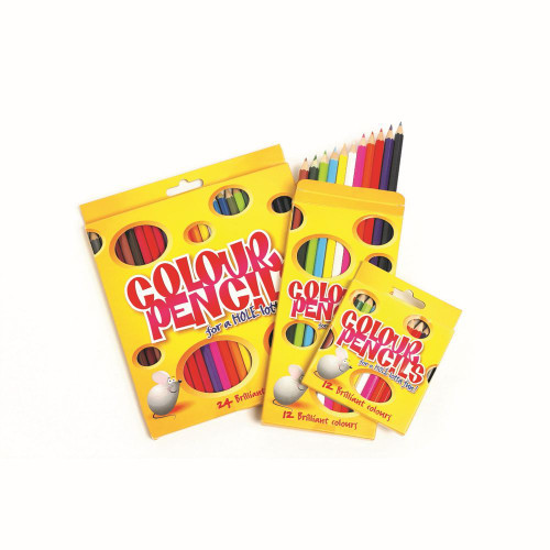 MARBIG COLOURED PENCILS Wallet of 12 Asstd