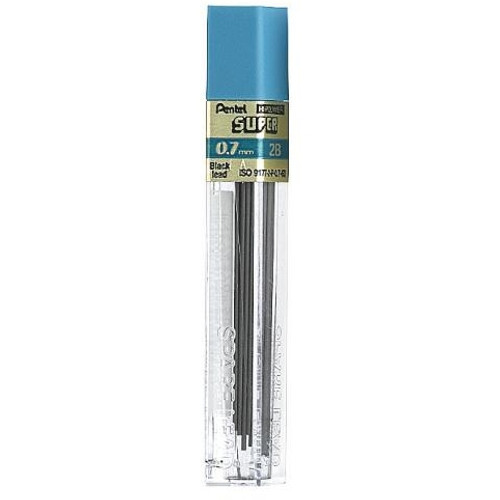 Pentel 50 Hi-Polymer Lead Refill 0.7mm 2B Grade Tube of 12, Each