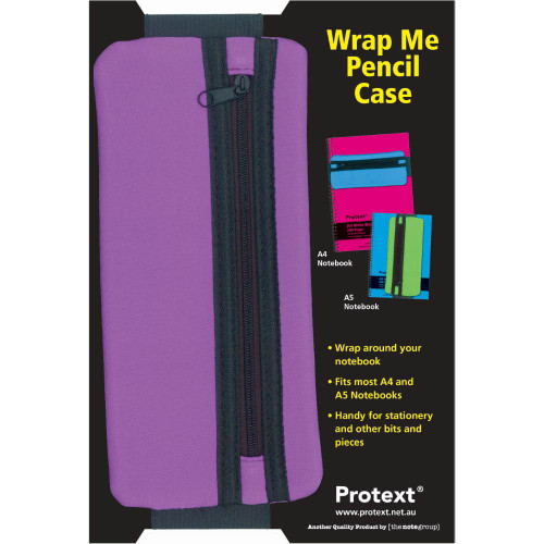 PROTEXT WRAP ME PENCIL CASE- PURPLE