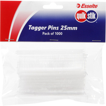 QUIKSTIK PINS TAG FINE 25MM PACK 1000