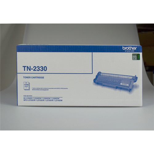 BROTHER TN-2330 ORIGINAL BLACK TONER CARTRIDGE 1.2K Suits HL L2300D / L2340DW / L2365DW / 2380DW / MFC L2700DW / 2703DW / 2720DW / MFC 2740DW