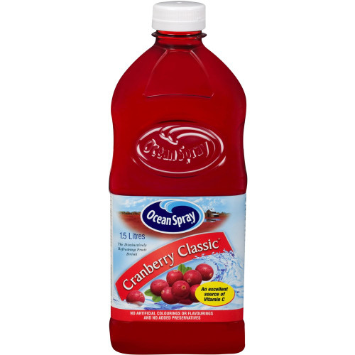 OCEAN SPRAY FRUIT JUICE 1.5lt Classic Cranberry