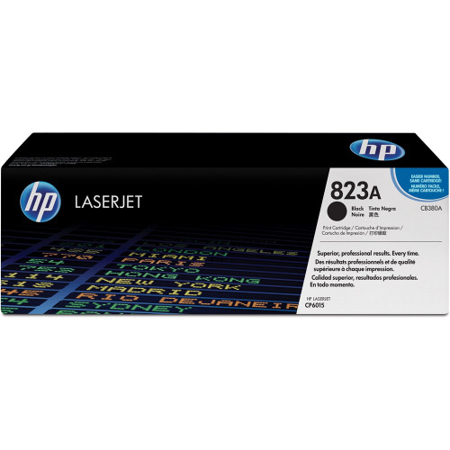 HP 823A BLACK ORIGINAL LASERJET TONER CARTRIDGE (CB380A) 16.5K Suits LaserJet CP6015