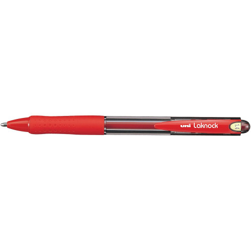 UNIBALL SN100 LAKNOK RETRACT 1.4 BROAD RED PEN SN100BR