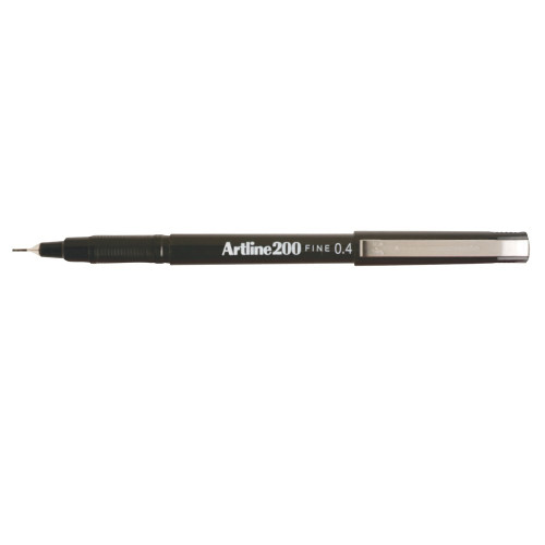 ARTLINE 200 FINELINE PENS 0.4mm Black