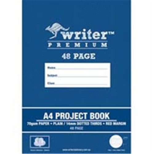 WRITER PREMIUM PROJECT BOOK A4 48pgs Plain / 14mm Dotted thirds + Margin - Balloons