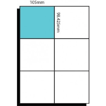 LABEL AUSTAB LASER COPIER CL06 105 x 98.3mm Box 100