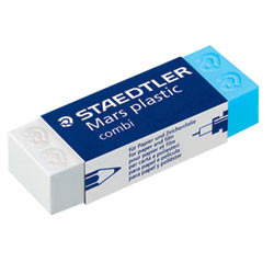 Staedtler 526 Mars Plastic Combi Eraser Large 65x23x13 mm, Each