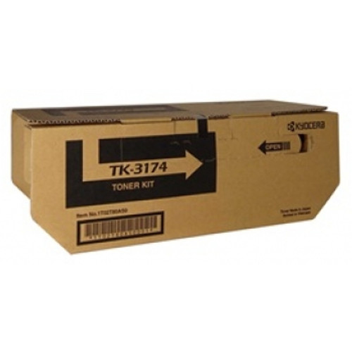 KYOCERA TK-3174 ORIGINAL BLACK TONER KIT 15.5K PAGES Suits KYOCERA ECOSYS P3050DN.P3150DN