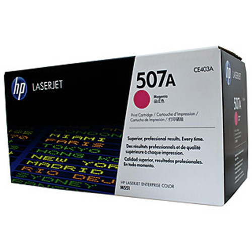 HP 507A MAGENTA ORIGINAL LASERJET TONER CARTRIDGE (CE403A/CE403YC) Suits Suits LaserJet Enterprise 500 Colour M551 / M570 / M575