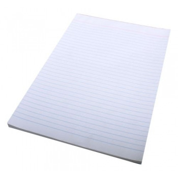 Quill Super Bond Pad Ruled Both Sides 70gsm A4 100 Leaf - White, Pack of 10 (01092)