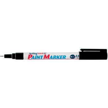 ARTLINE 444 PAINT MARKER PERMANENT 0.8MM PLASTIC TIP BLACK Bx12