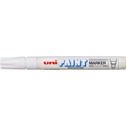 UNIBALL PAINT MARKER Med 2.8mm White