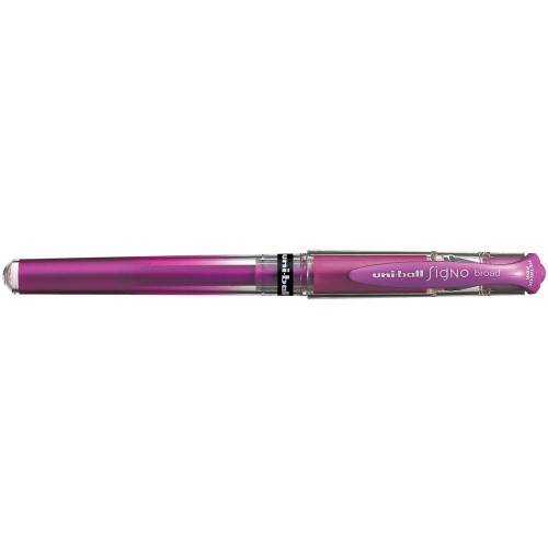 UNIBALL SIGNO BROAD ROLLERBALL Gel Metallic Pink