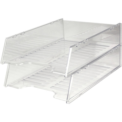 ITALPLAST A4 "Multi Fit" Document Tray - Clear, Each