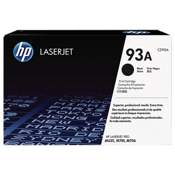 HP 93A ORIGINAL BLACK TONER CZ192A BLACK 12K Suits HP LJ M435 / M701 / M706