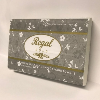 REGAL GOLD TAD COMPACT HAND TOWEL 135 sheet 16 packs