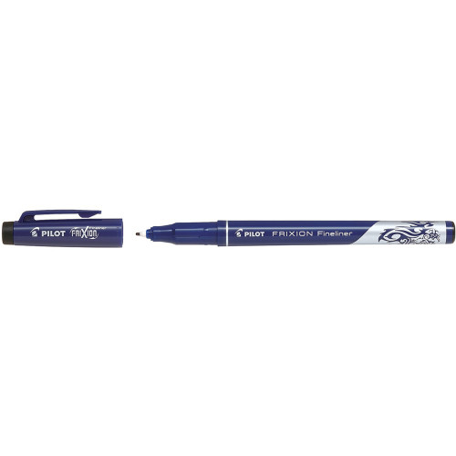 PILOT FRIXION FINELINER ERASABLE Black SW-FF-B Box of 12
