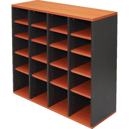 FURNX 20 HOLE PIDGEON UNIT 1040 X 1040 X 380MM CHERRY/IRONST