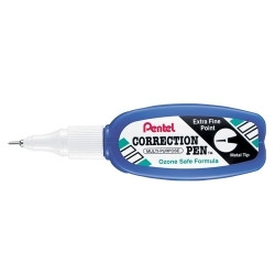 Pentel Extra Fine Point Correction Pen White Correction Fluid 4.2ml