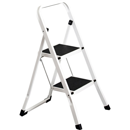 ITALPLAST Step Ladder 2 Step - White, Each