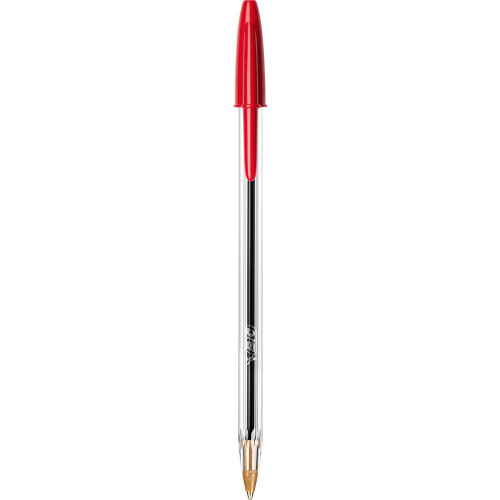 BIC CRISTAL BALLPOINT PEN Medium Red