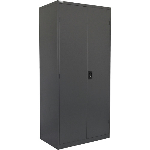 STEELCO STATIONERY CUPBOARD 3 Shelf Graphite Ripple H1830xW914xD463mm