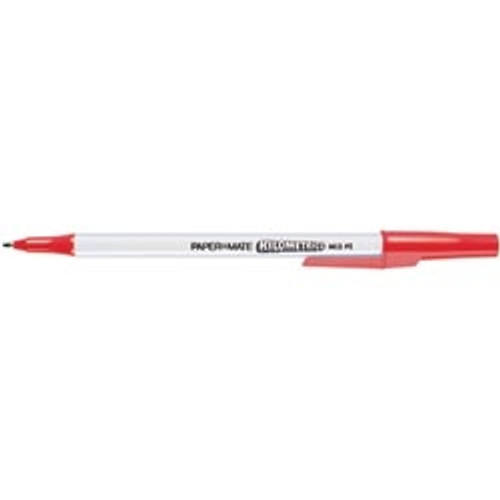 PAPERMATE KILOMETRICO BALLPOINT PEN Medium Red Bx12 *** While Stocks Last ***