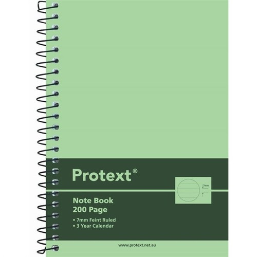 PROTEXT A6 200PG PP NOTE BOOK MIXED COLOURS