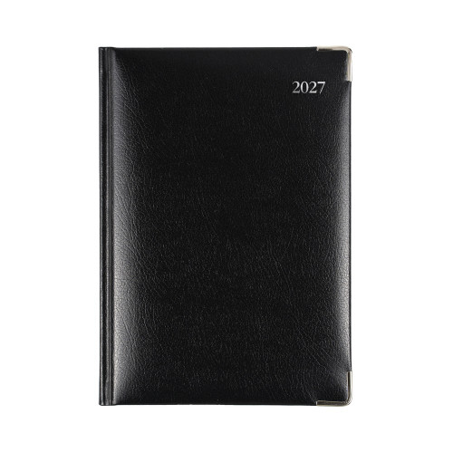 A4 CONTACT BONDED LEATHER BOND DIARY 1 DAY PER PAGE (Pre-Order Now for 2027) ** ETA 30/9/2026 **