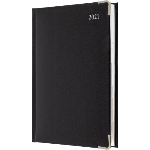 A4 CONTACT BONDED LEATHER BOND DIARY 1 DAY PER PAGE (Sold Out for 2026)