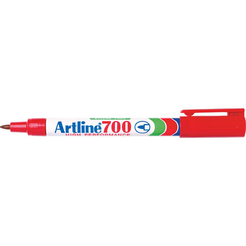 ARTLINE 700 PERMANENT MARKERS Fine Bullet, Red, Bx12