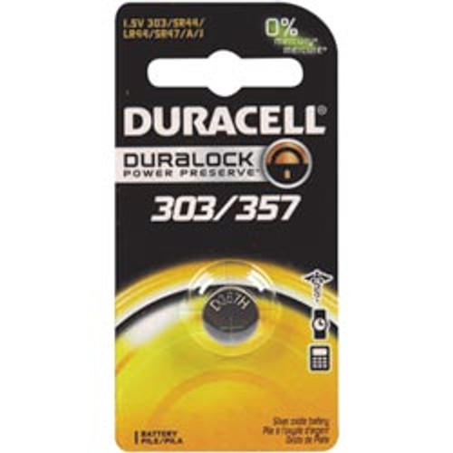 DURACELL / Energizer  WATCH & CALC BATTERY 303/357 Silver Oxide 1.5v