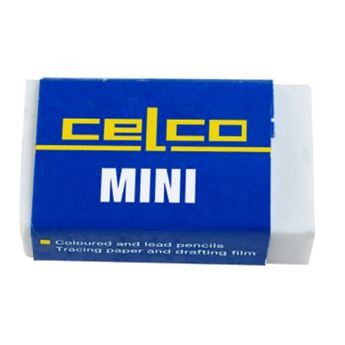 CELCO MINI ERASER For Coloured Lead Pencils 39x22x11mm