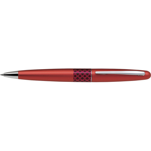 PILOT MR BALLPOINT PEN MR3 Wave Metallic Red Barrel Medium Black Ink