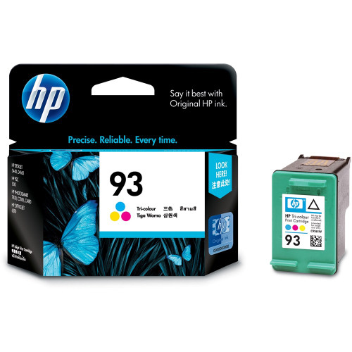 HP 93 TRI-COLOR ORIGINAL INK CARTRIDGE (C9361WA) Suits Deskjet 5440 / PSC 1510 / PSC 1570 / Photosmart 7830